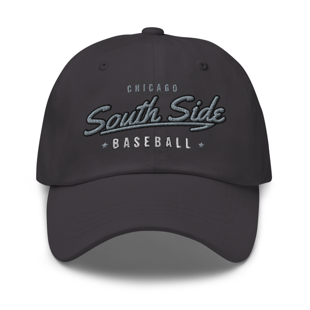 South Side Baseball Script — Dark Grey Hat