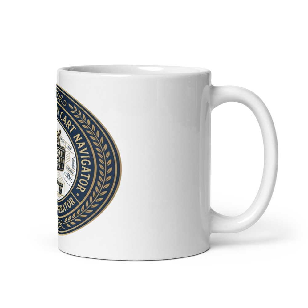 Professional Grocery Cart Navigator - mug