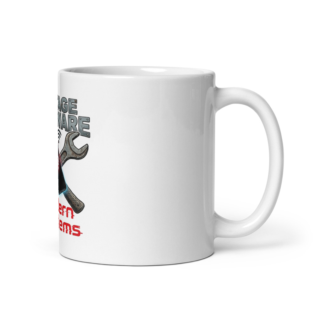 Vintage Hardware, Modern Problems - mug