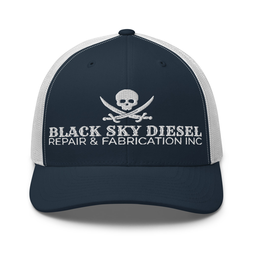 Trucker Cap Embroidered (White Thread)