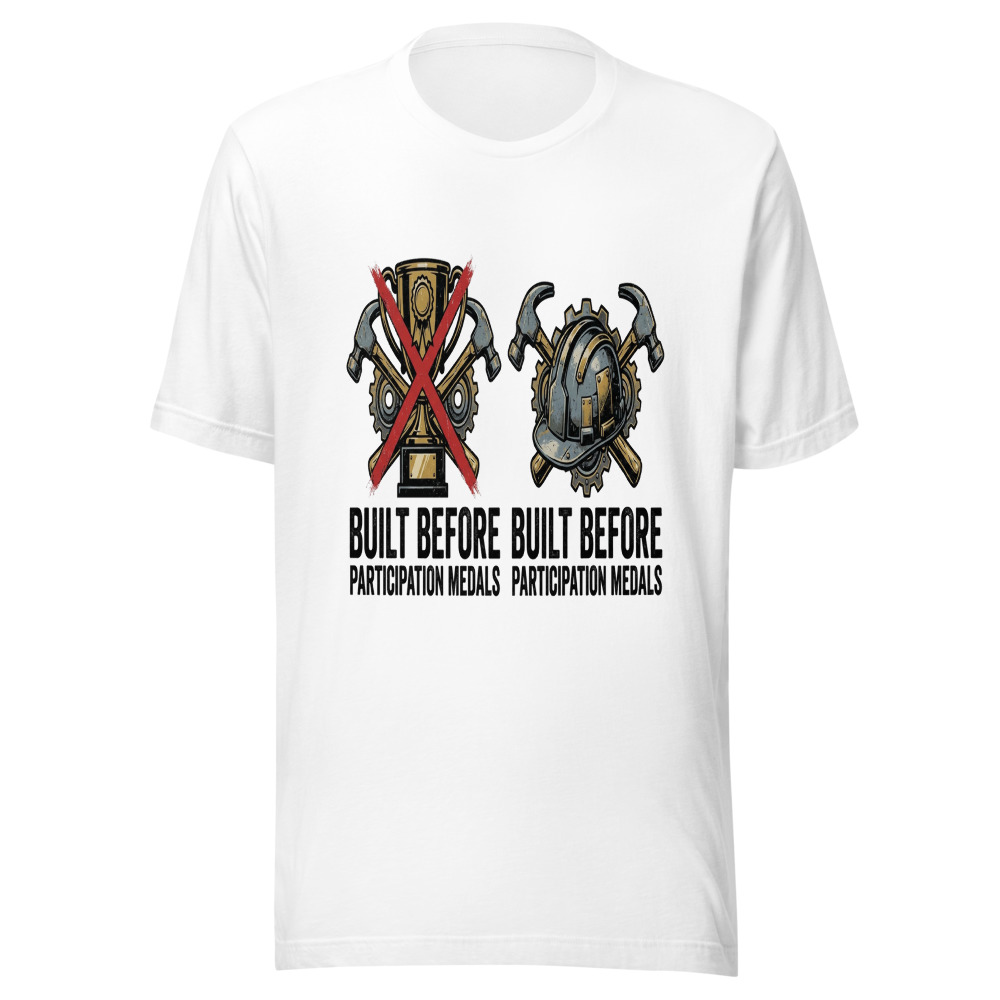 Built Before Participation Medals - tshirt