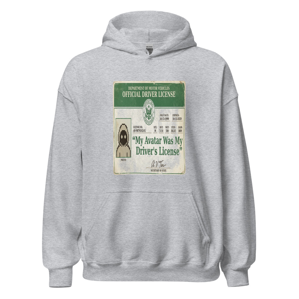 My Avatar Was My Driver's License - hoodie