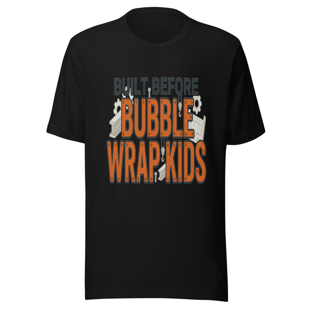 Built Before Bubble Wrap Kids - tshirt