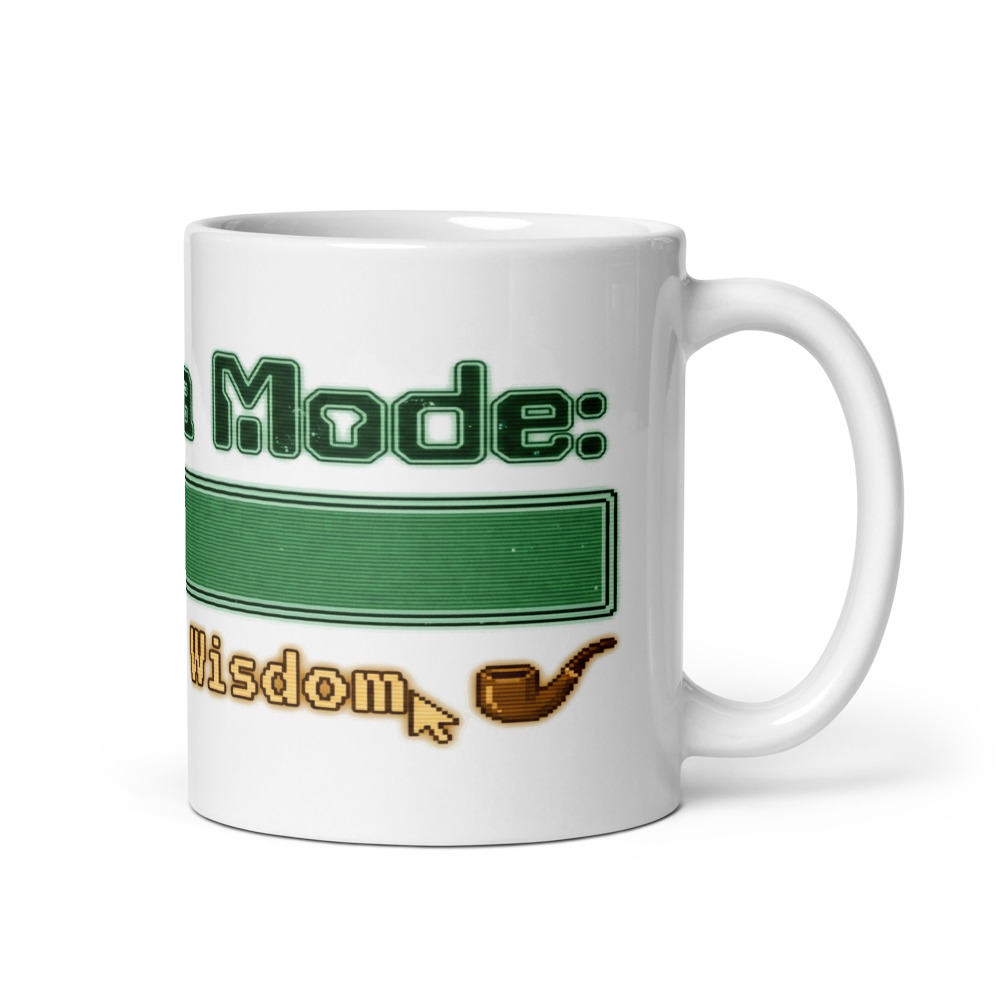Grandpa Mode: Loading Wisdom - mug