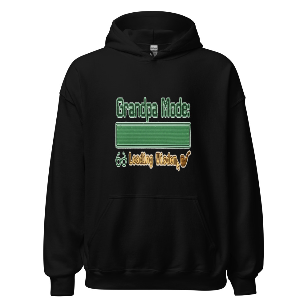 Grandpa Mode: Loading Wisdom - hoodie