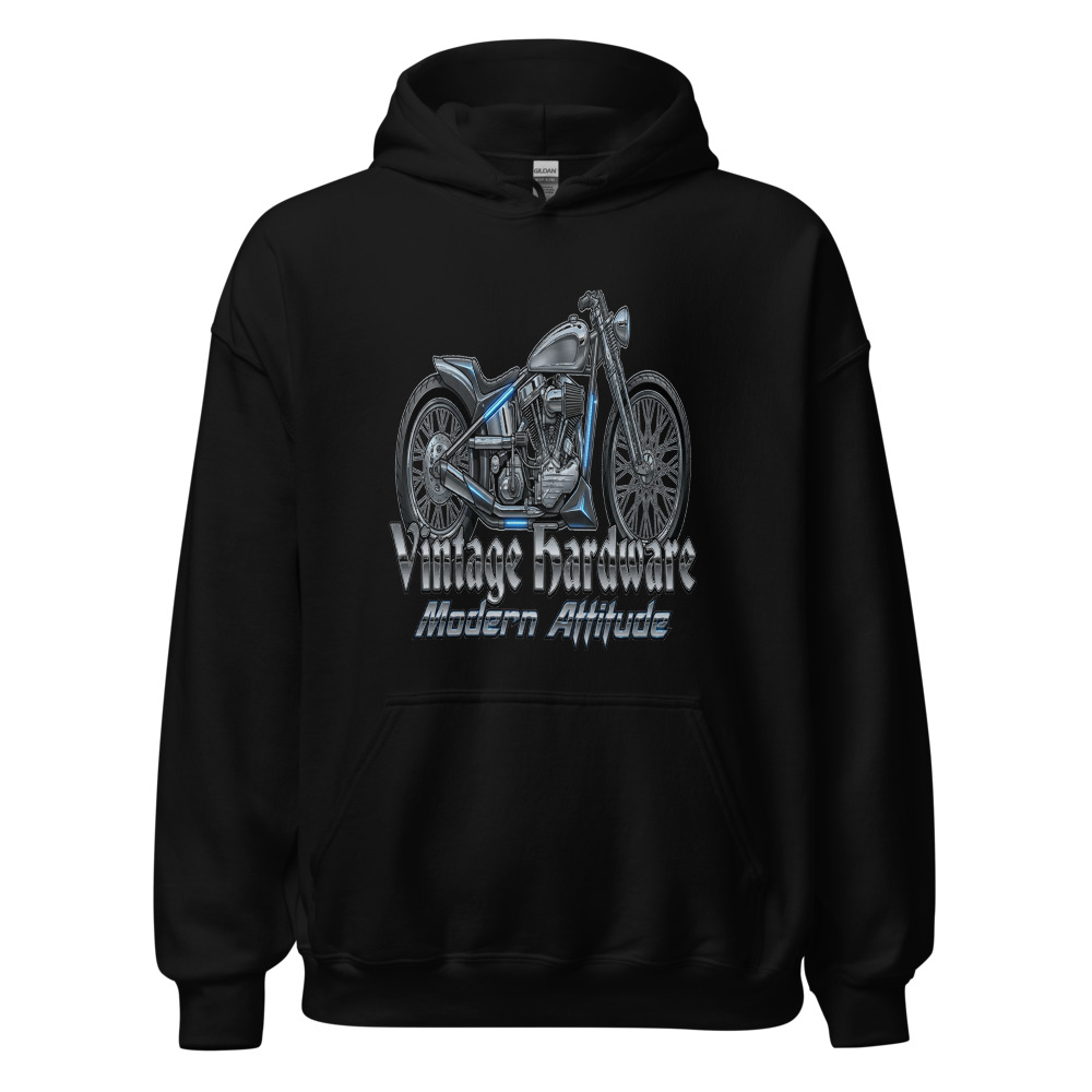 Vintage Hardware, Modern Attitude - hoodie