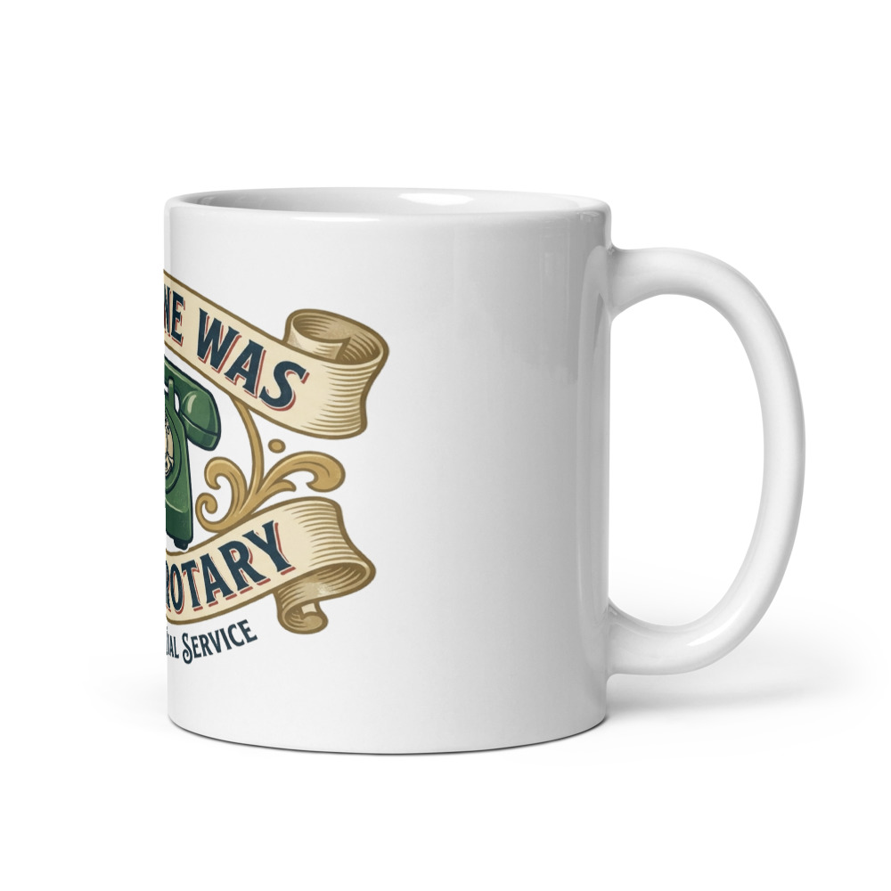 My iPhone Was A Rotary - mug