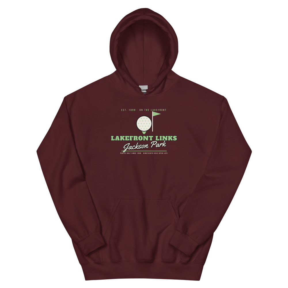 Lakefront Links Jackson Park Golf — Maroon Hoodie