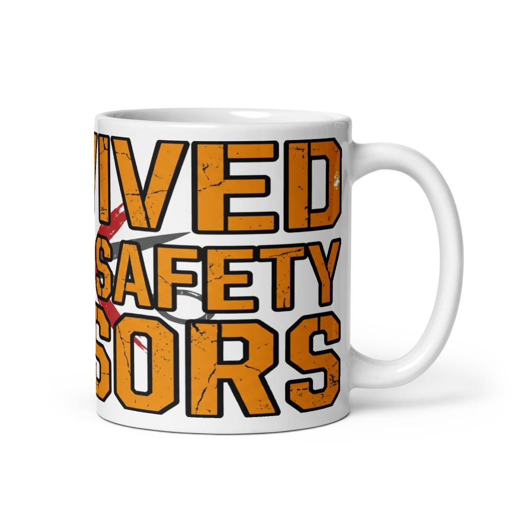 Survived Before Safety Scissors - mug