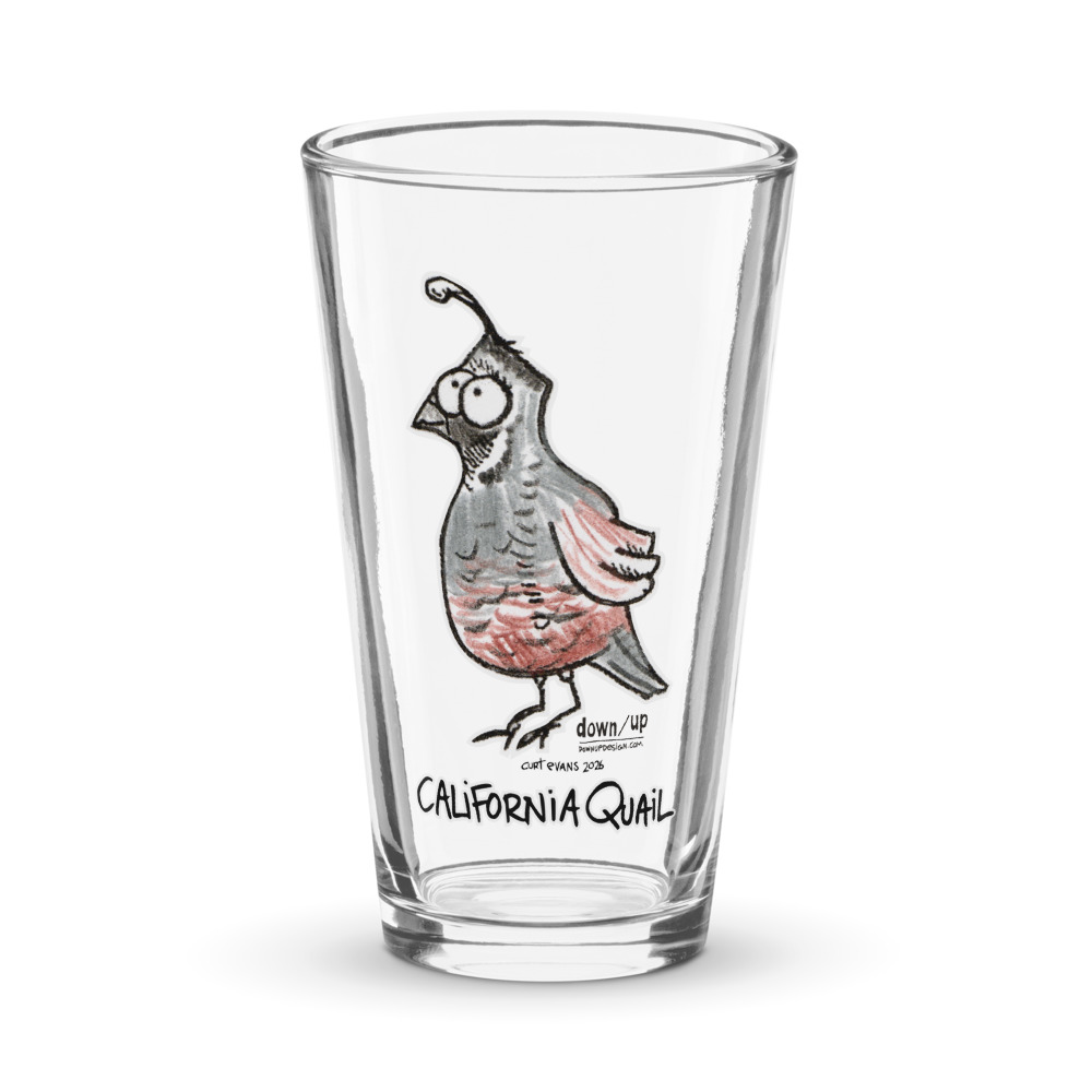 California Quail — Pint Glass