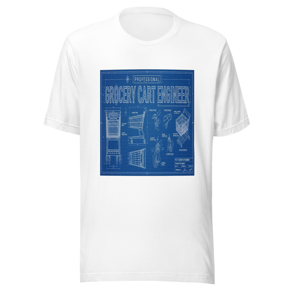 Professional Grocery Cart Engineer - tshirt