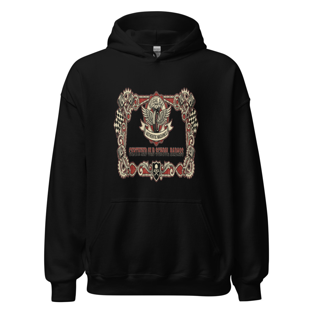 Certified Old School Badass - hoodie