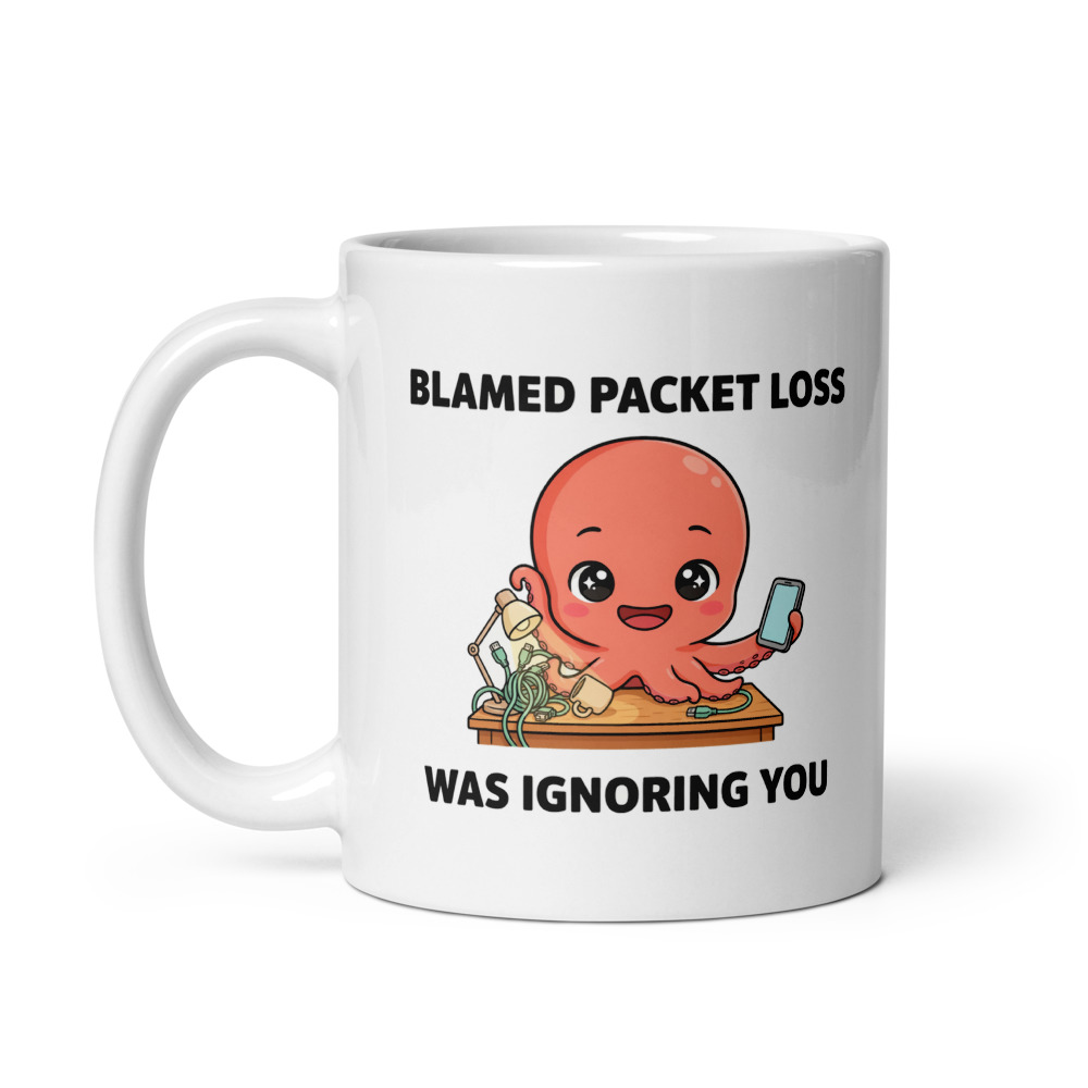 Packet Loss Octopus Mug
