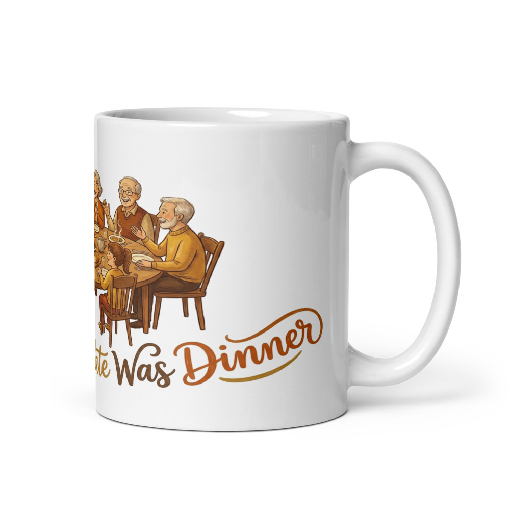 My Status Update Was Dinner - mug