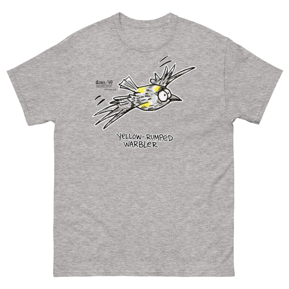 Yellow-rumped Warbler — Classic Style Unisex T-shirt (Sport Grey)