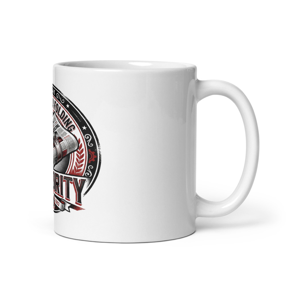 Peak Newspaper Folding Authority - mug