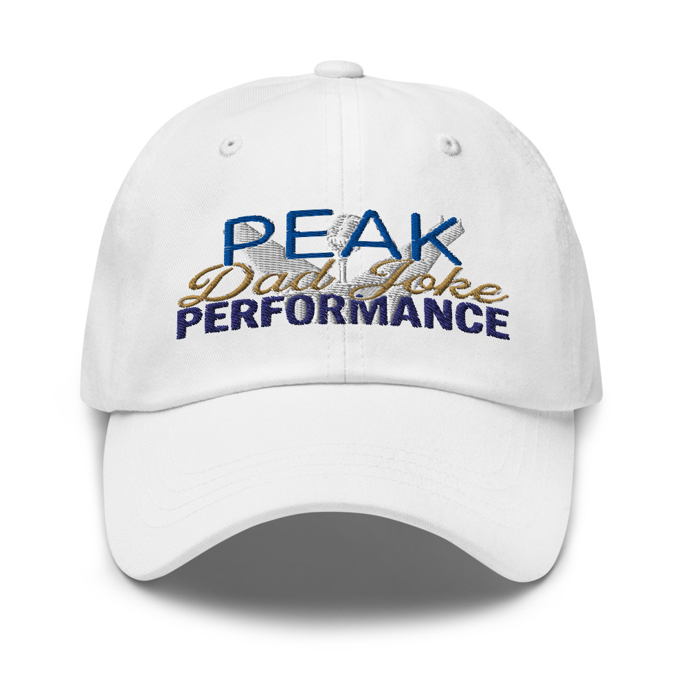 Peak Dad Joke Performance - hat