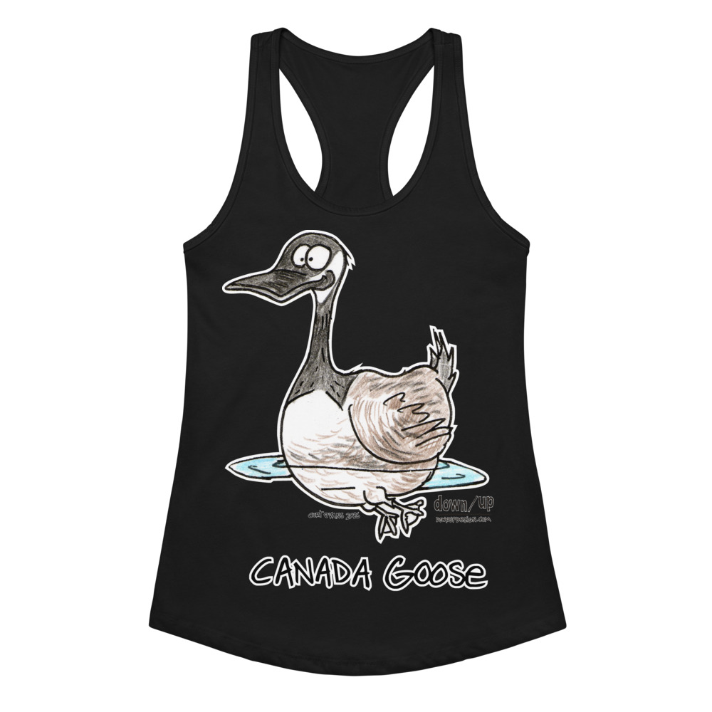 Canada Goose — Women's fitted racerback tank top (Black)