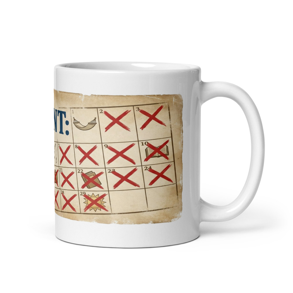 Retirement: All Meetings Declined - mug