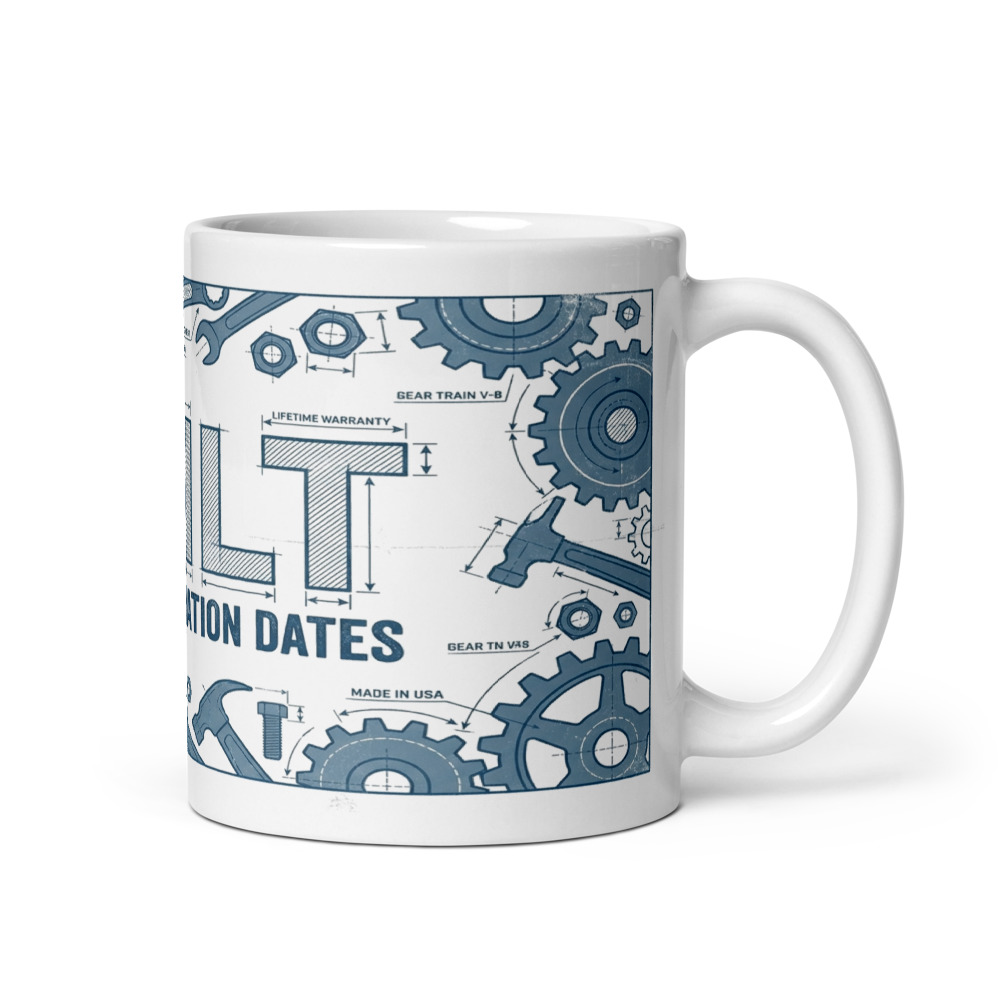 Built Before Expiration Dates - mug
