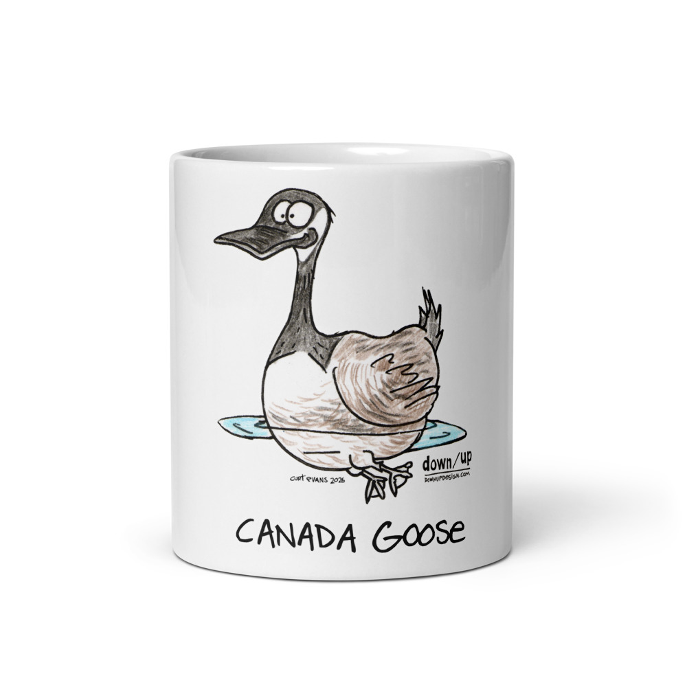 Canada Goose — White Glossy Mug (White)