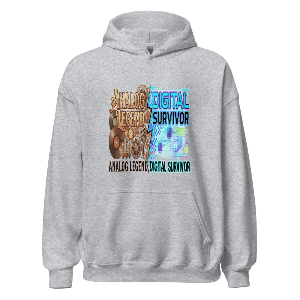 Analog Legend, Digital Survivor - hoodie