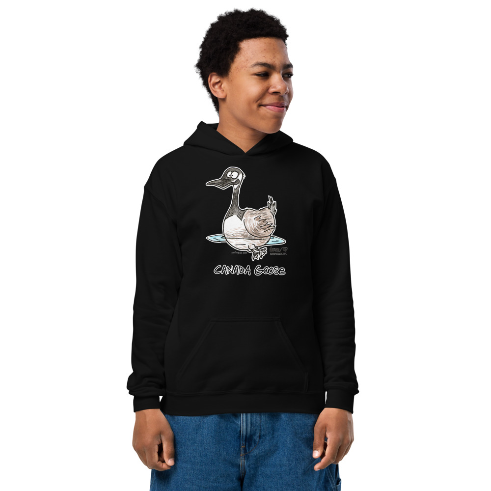 Canada Goose — Youth Hoodie Sweatshirt (Black)